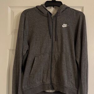 Nike Charcoal Full-Zip Hoodie